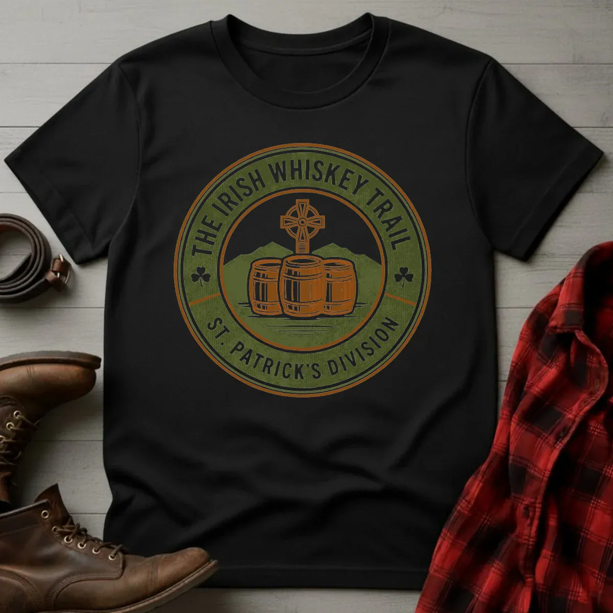 Irish Whiskey Trail St. Patricks Division T-Shirt