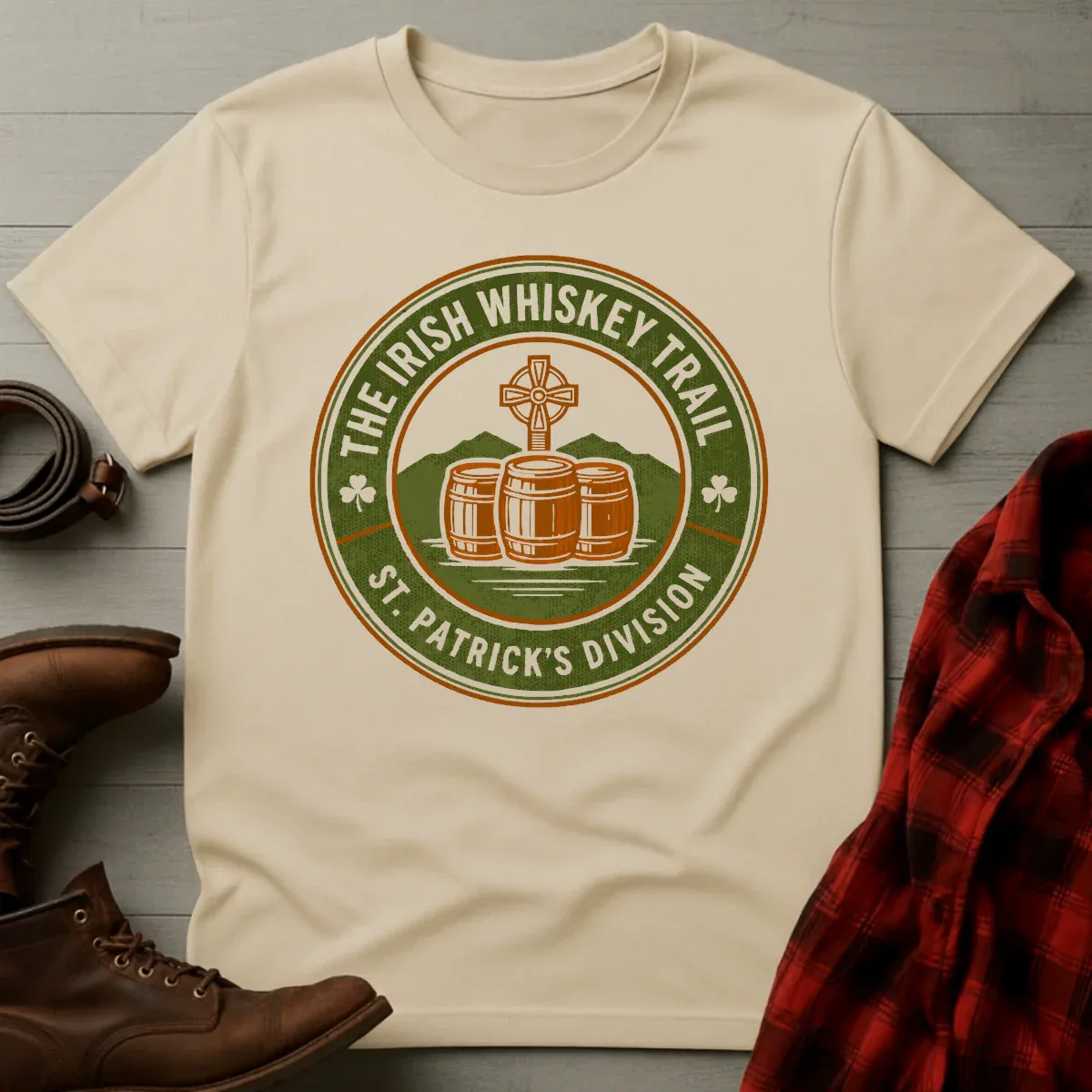 Irish Whiskey Trail St. Patricks Division T-Shirt
