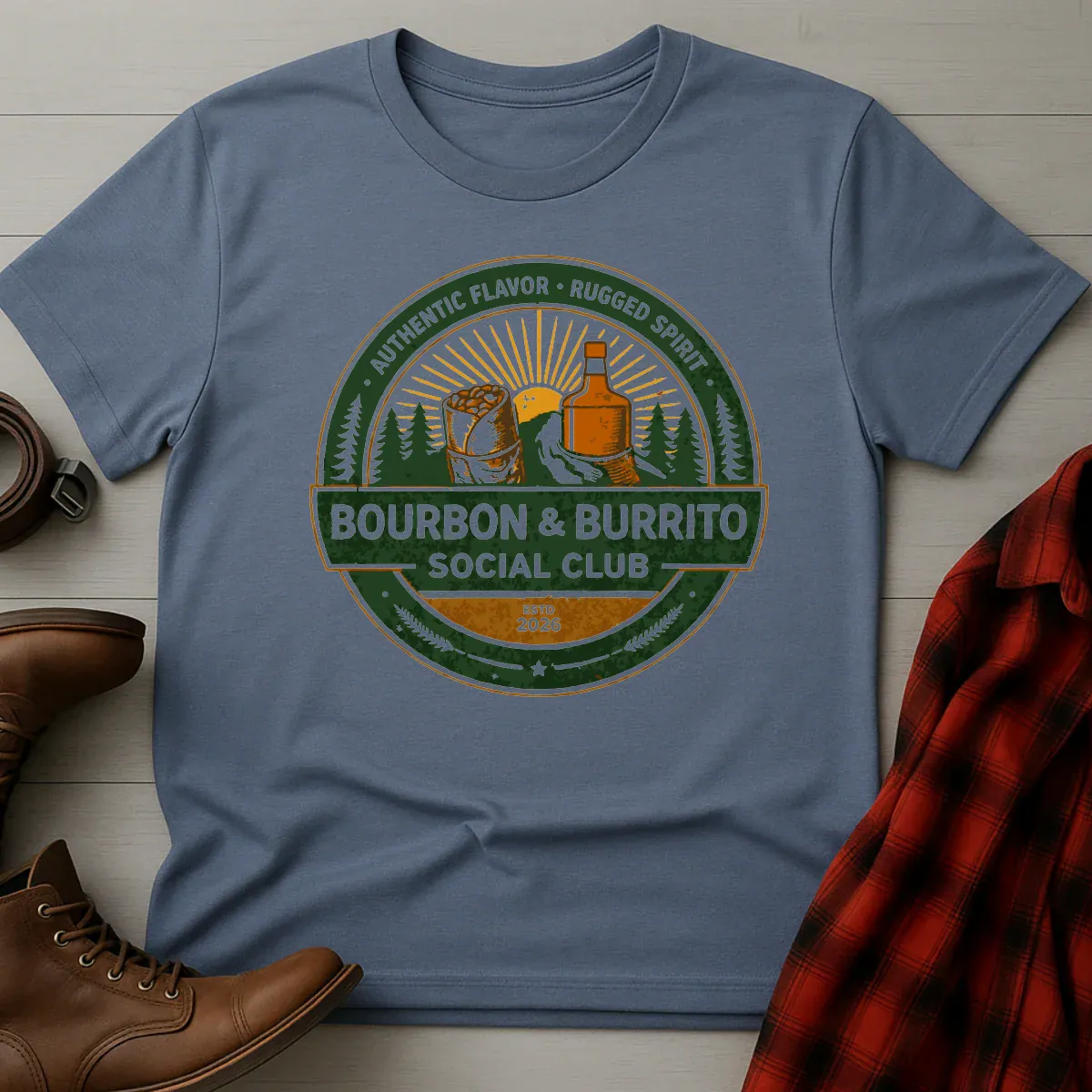 Bourbon & Burrito Social Club T-Shirt