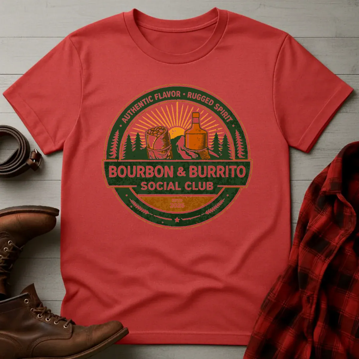 Bourbon & Burrito Social Club T-Shirt