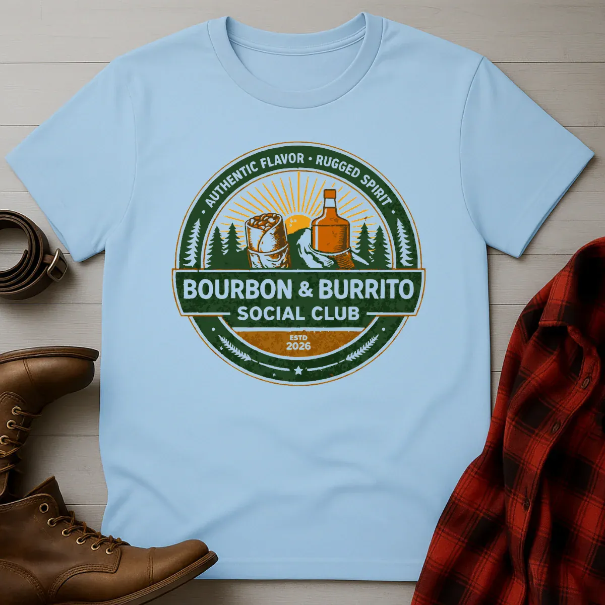 Bourbon & Burrito Social Club T-Shirt