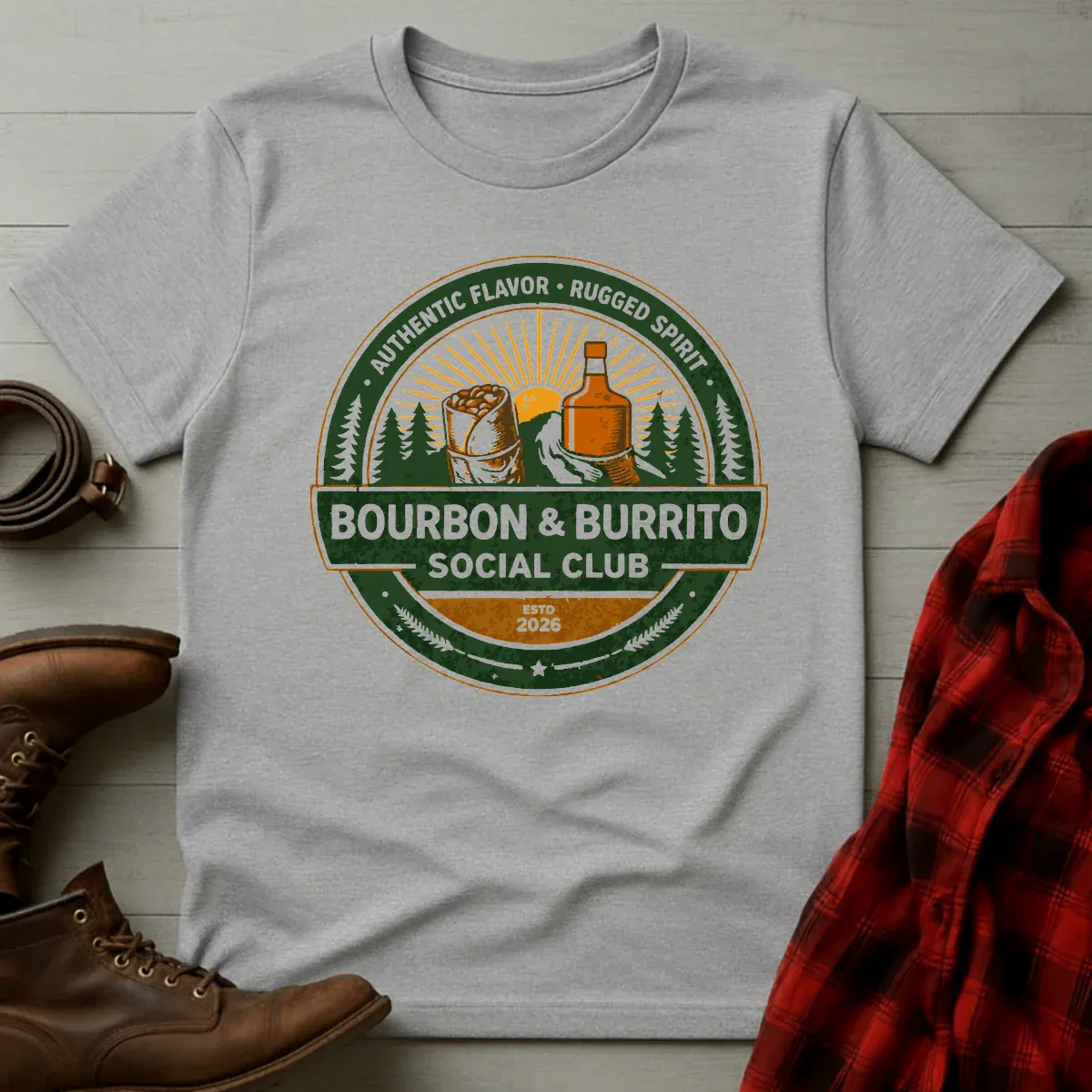 Bourbon & Burrito Social Club T-Shirt