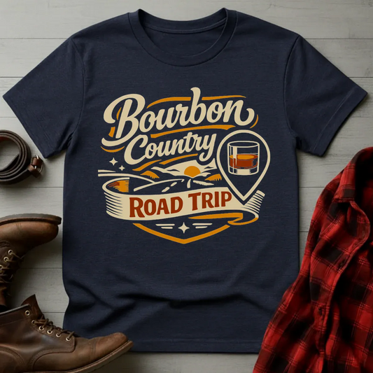 Bourbon Country Road Trip Badge T-Shirt