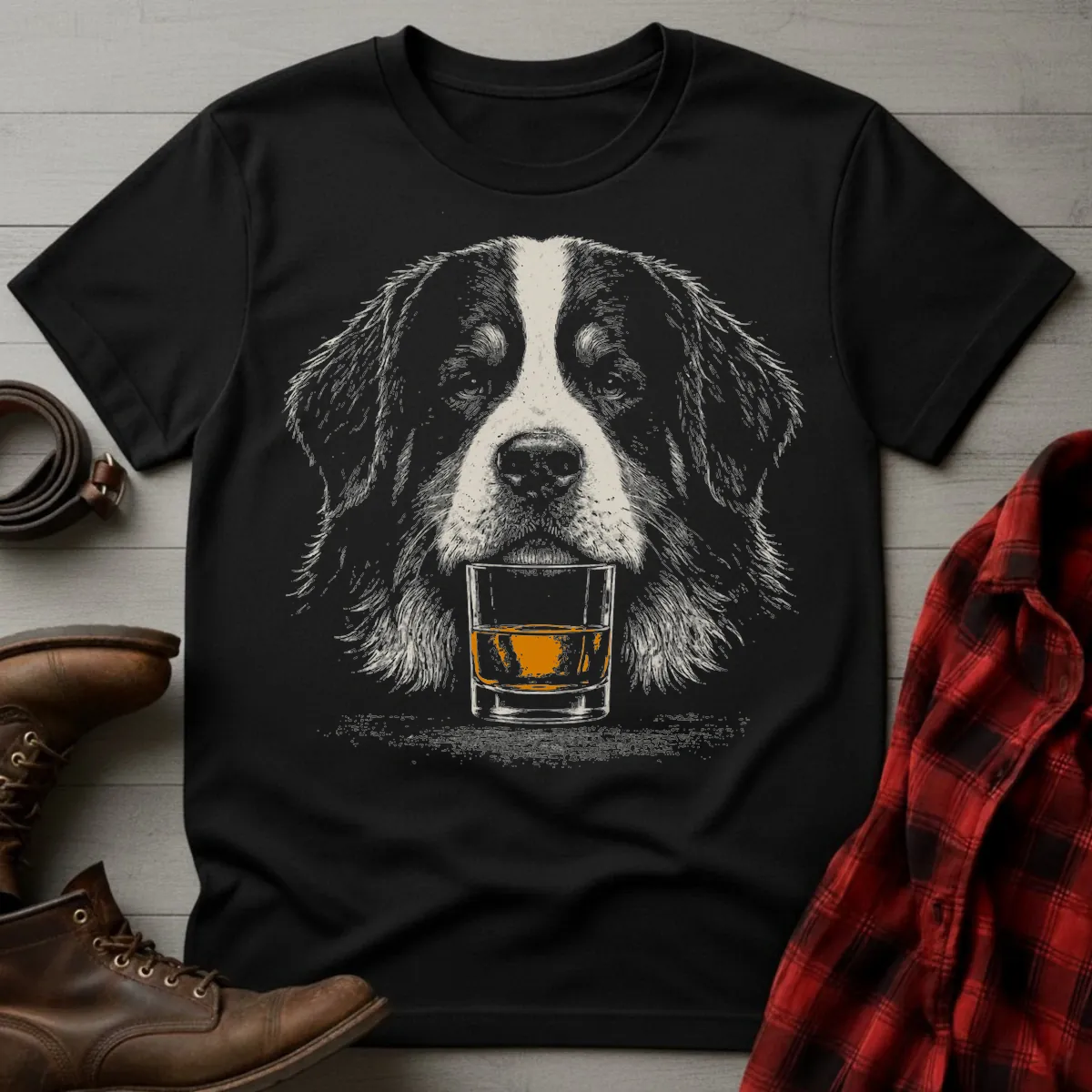 Bernese Mountain Dog No Paws T-Shirt