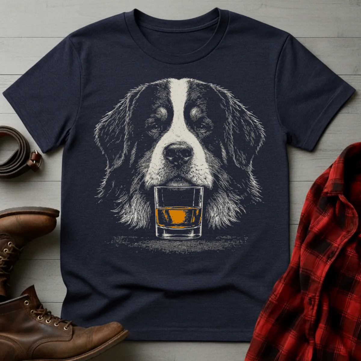 Bernese Mountain Dog No Paws T-Shirt