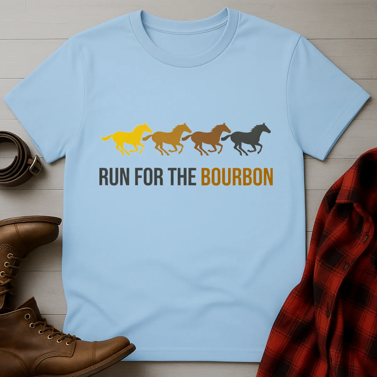 Horses Run for the Bourbon T-Shirt