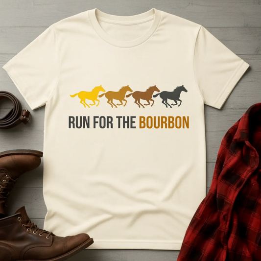 Horses Run for the Bourbon T-Shirt