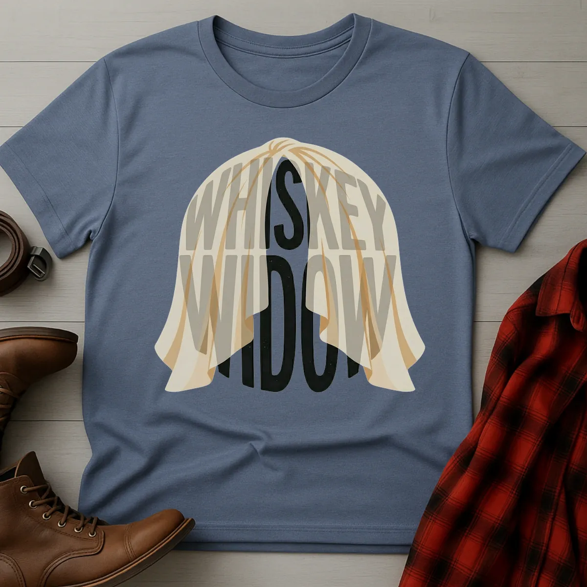 Whiskey Widow Veil T-Shirt