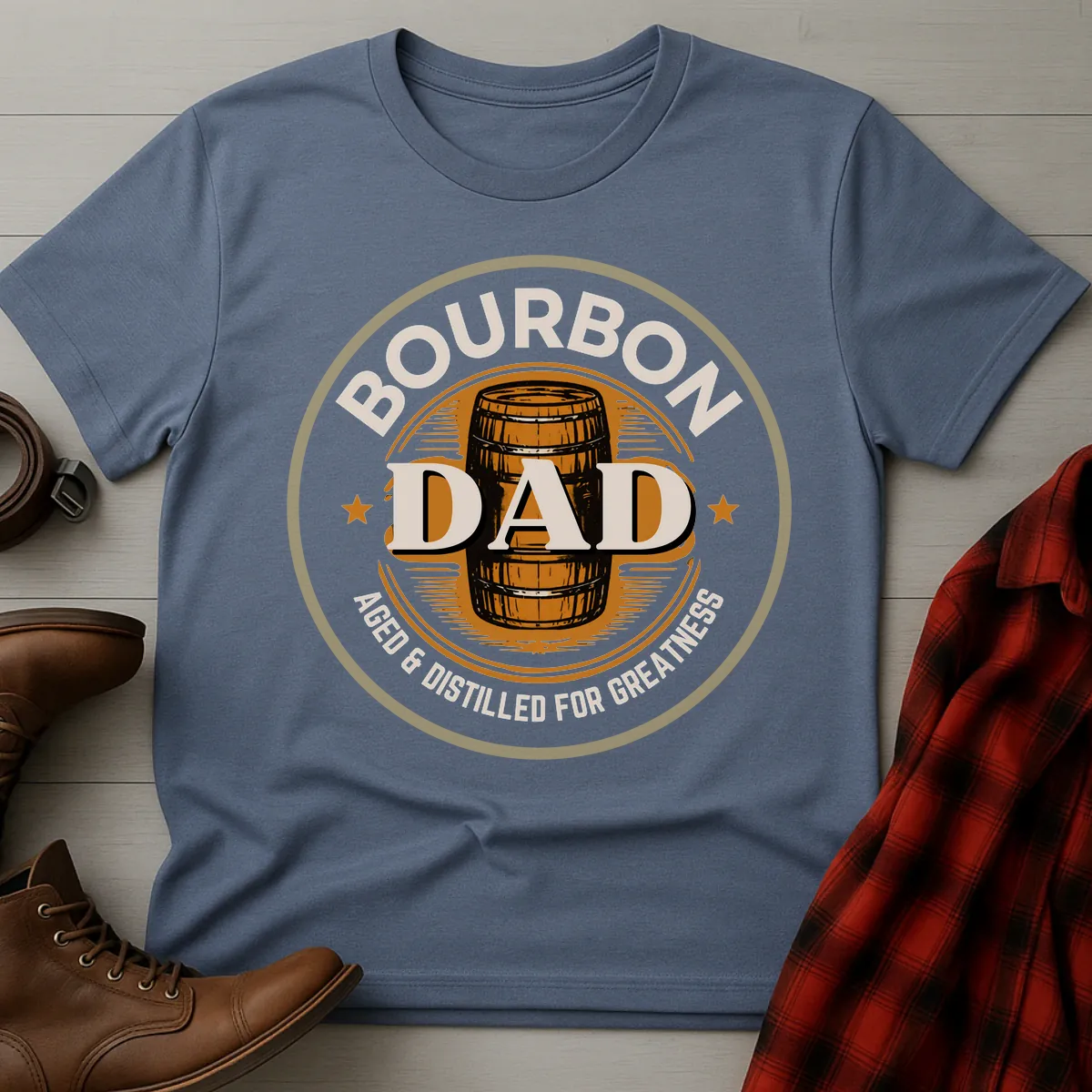 Bourbon Dad Barrel Stamp T-Shirt