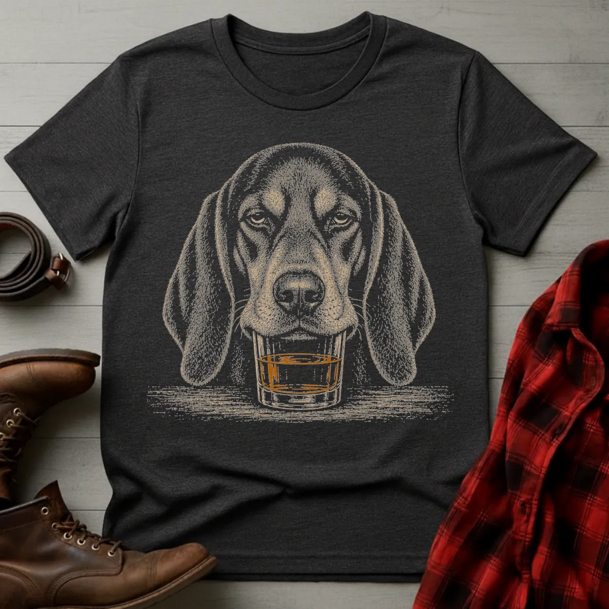 Whiskey Dog Coonhound T-Shirt