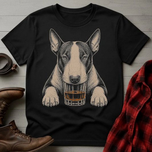 Whiskey Dog Bull Terrier T-Shirt