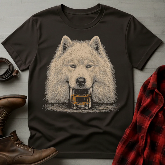 Whiskey Dog Samoyed T-Shirt