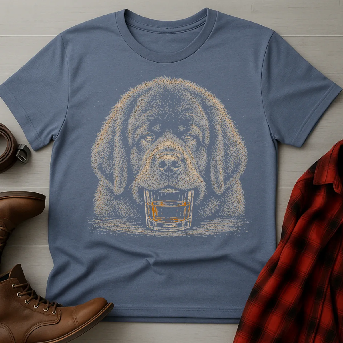 Whiskey Dog Newfoundland T-Shirt