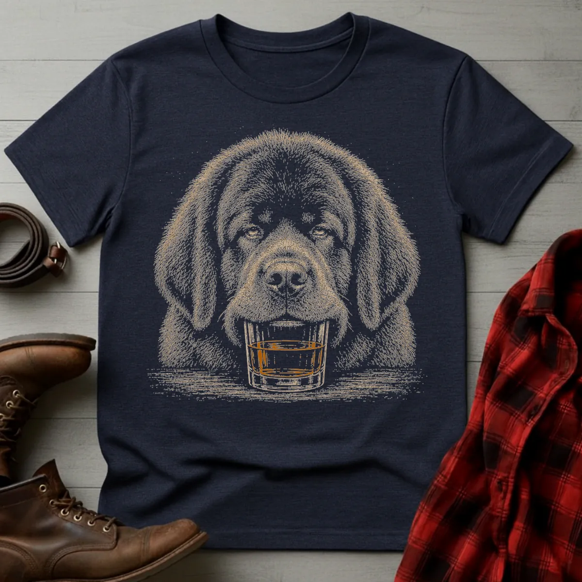 Whiskey Dog Newfoundland T-Shirt
