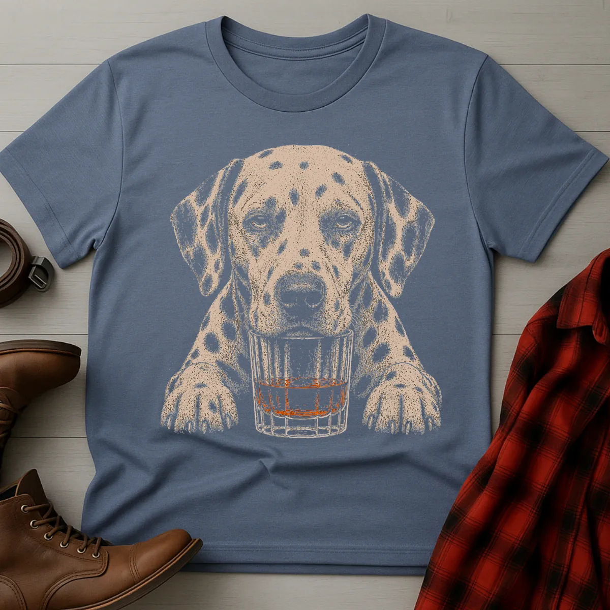 Whiskey Dog Dalmatian T-Shirt