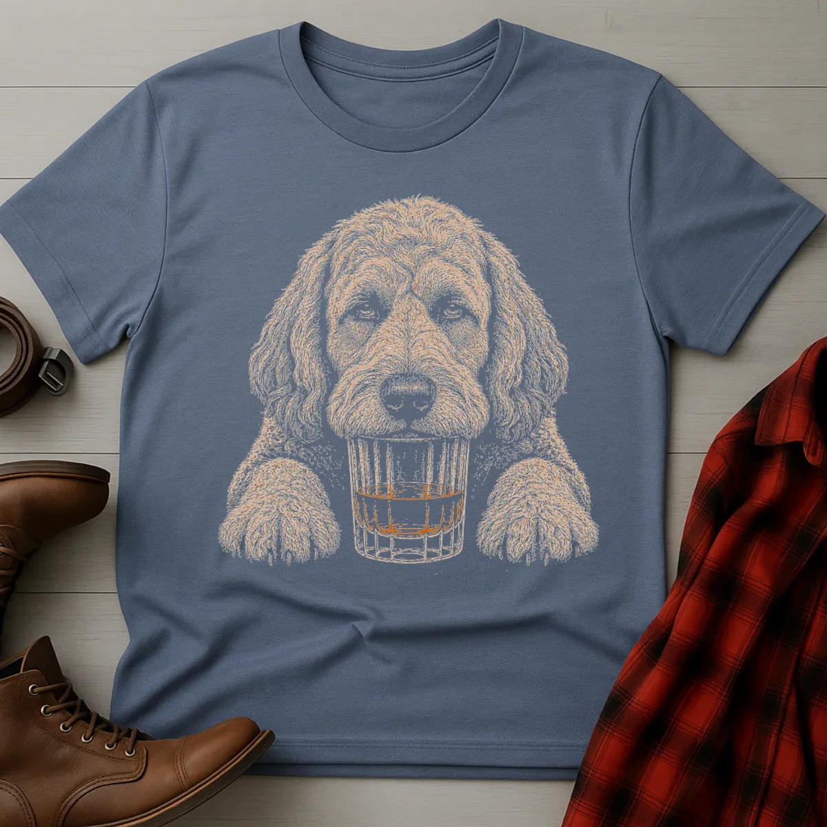 Whiskey Dog Cockapoo T-Shirt