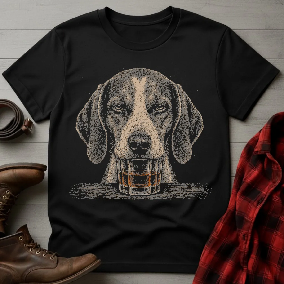 Whiskey Dog Foxhound T-Shirt