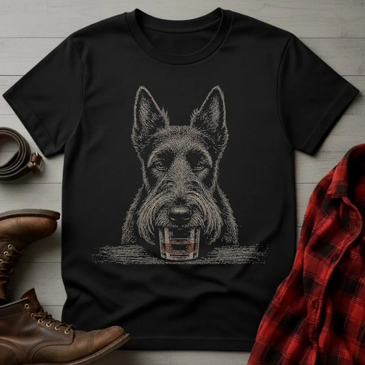 Whiskey Dog Scottish Terrier T-Shirt