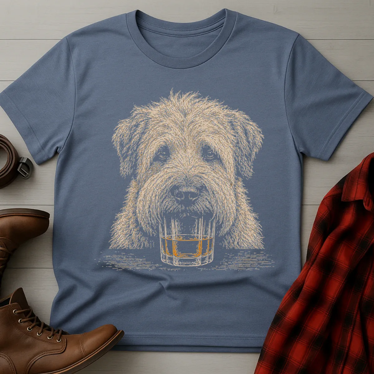 Whiskey Dog Wheaten Terrier T-Shirt