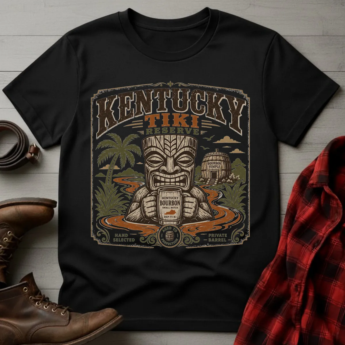Kentucky Tiki Reserve Whiskey T-Shirt