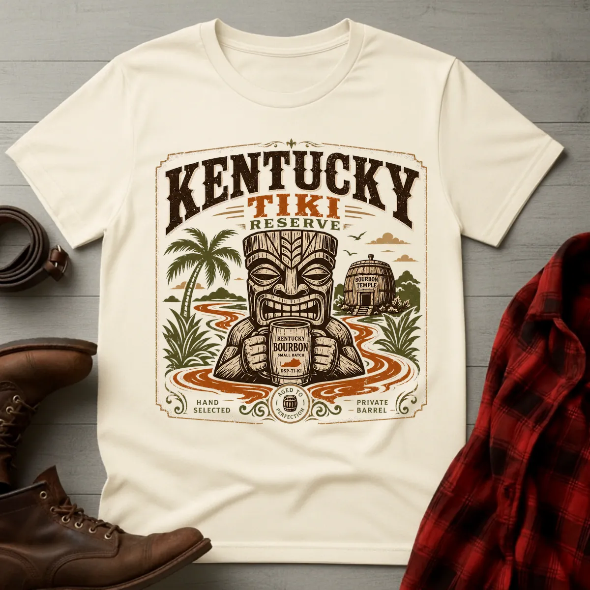 Kentucky Tiki Reserve Whiskey T-Shirt