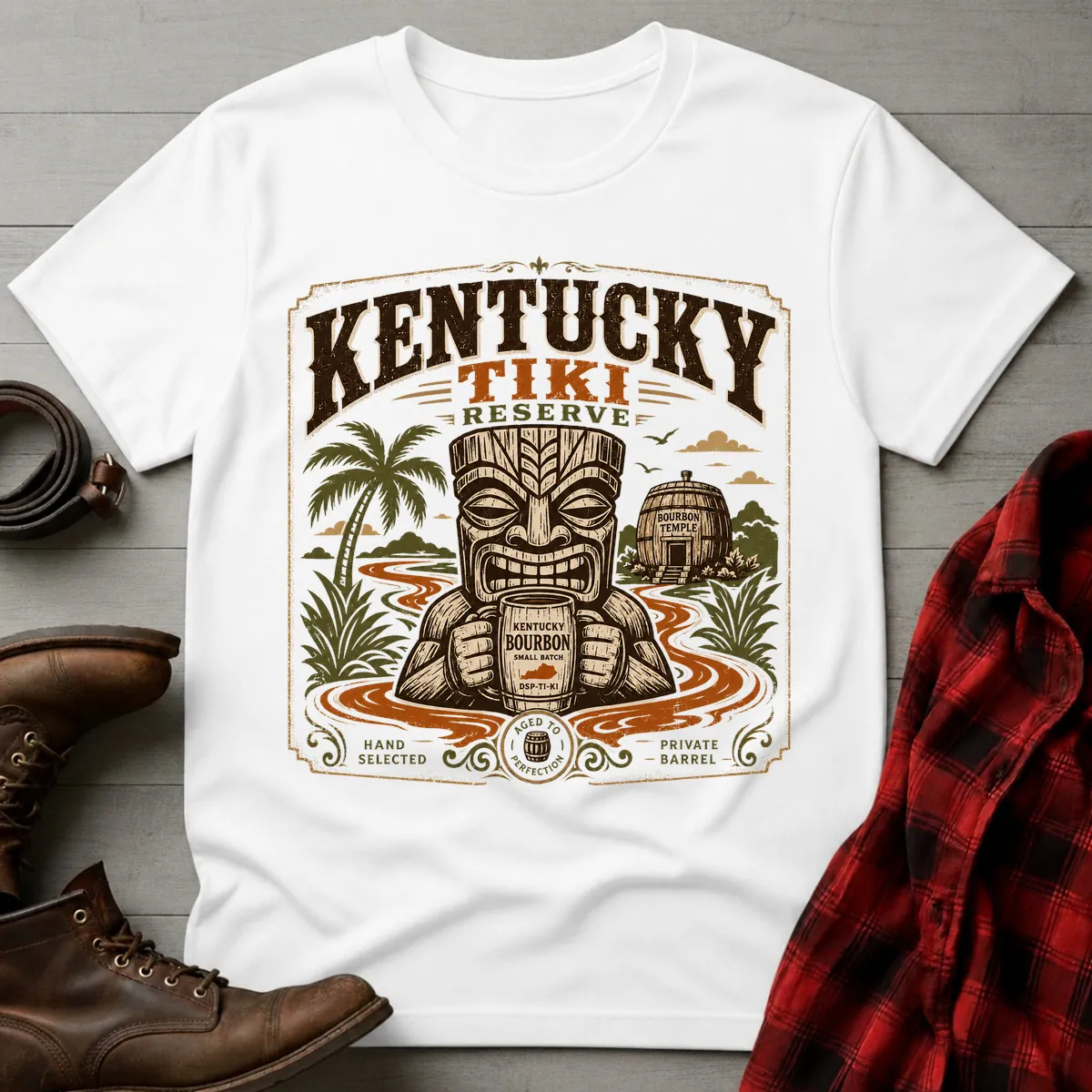 Kentucky Tiki Reserve Whiskey T-Shirt