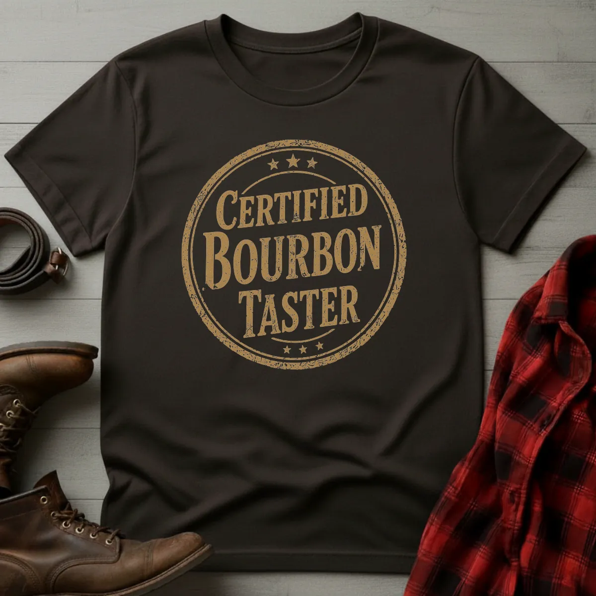 Certified Bourbon Taster Stamp T-Shirt