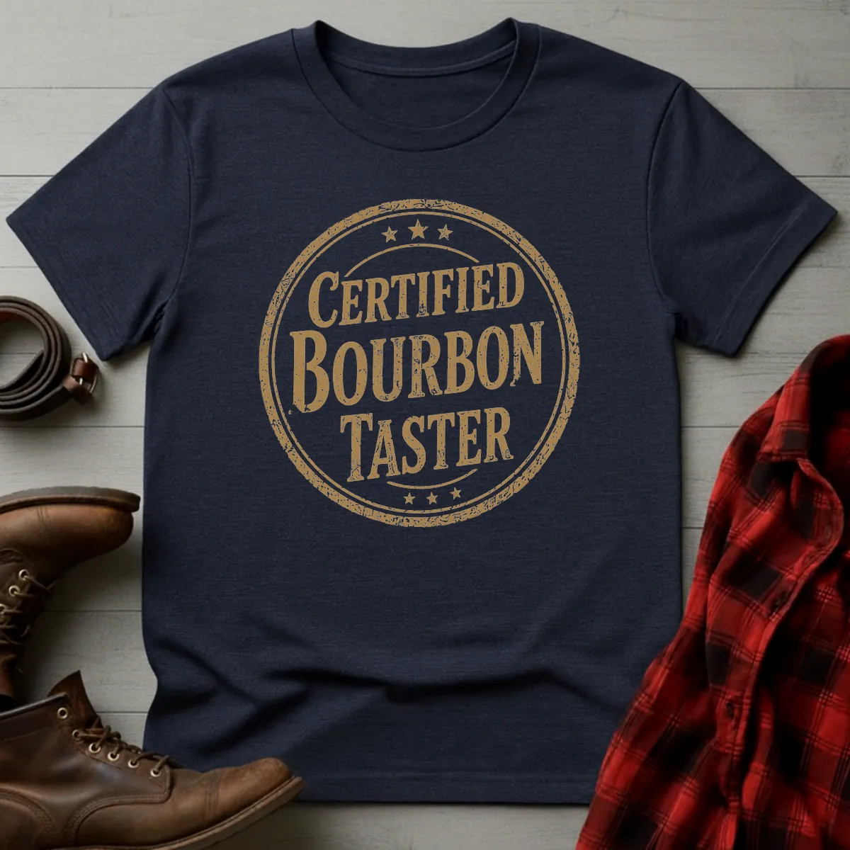Certified Bourbon Taster Stamp T-Shirt