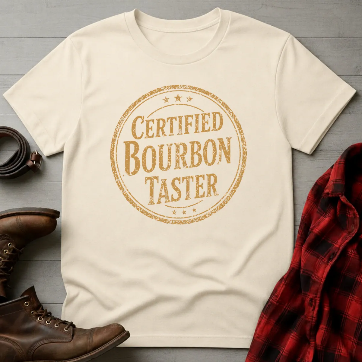 Certified Bourbon Taster Stamp T-Shirt