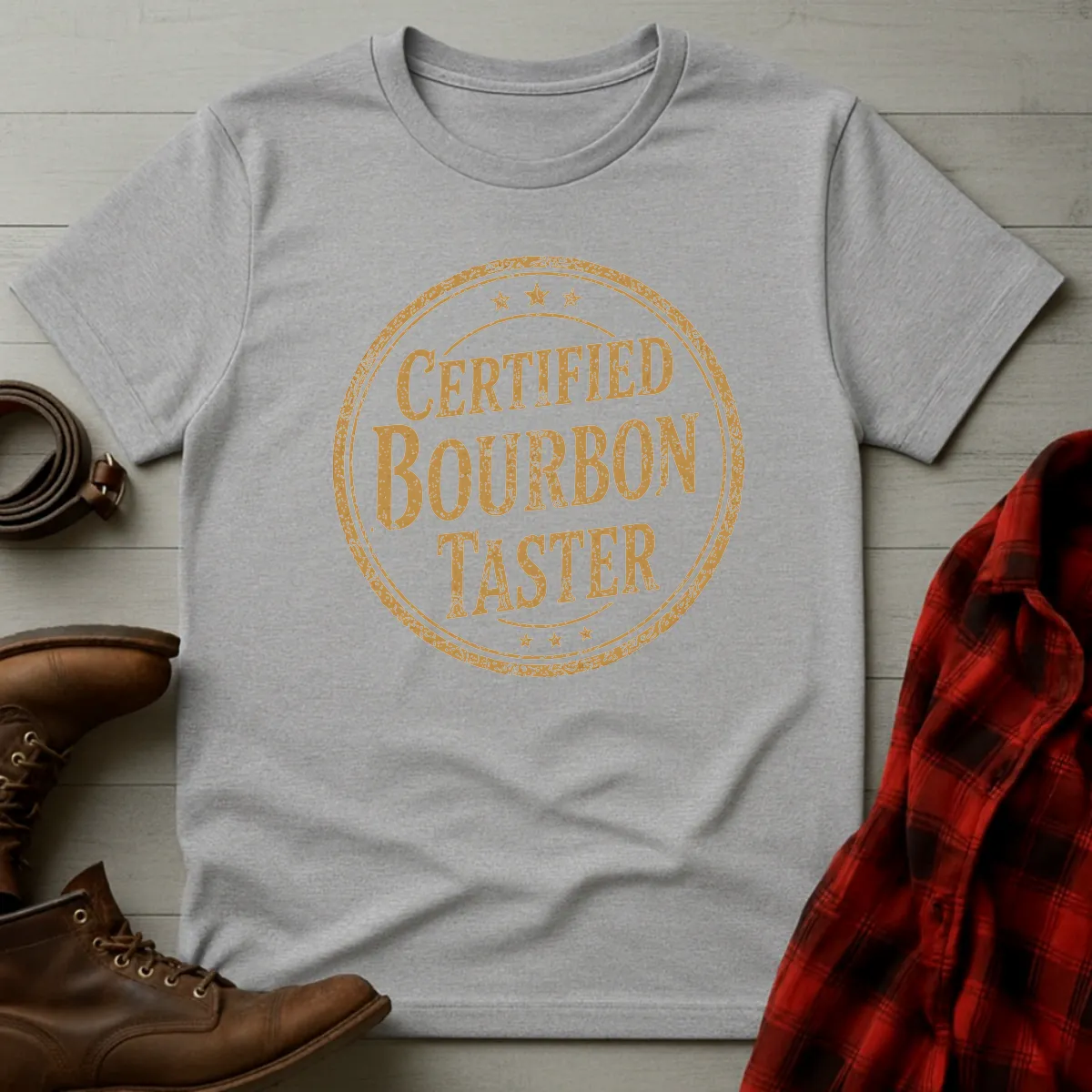 Certified Bourbon Taster Stamp T-Shirt