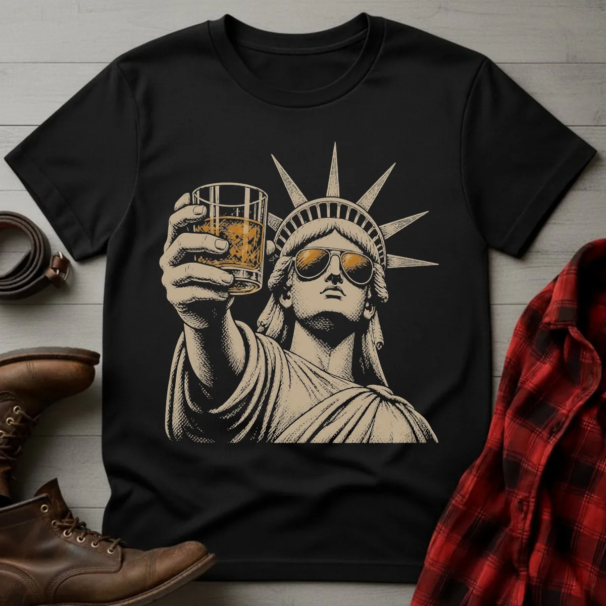 Liberty Whiskey Toast T-Shirt