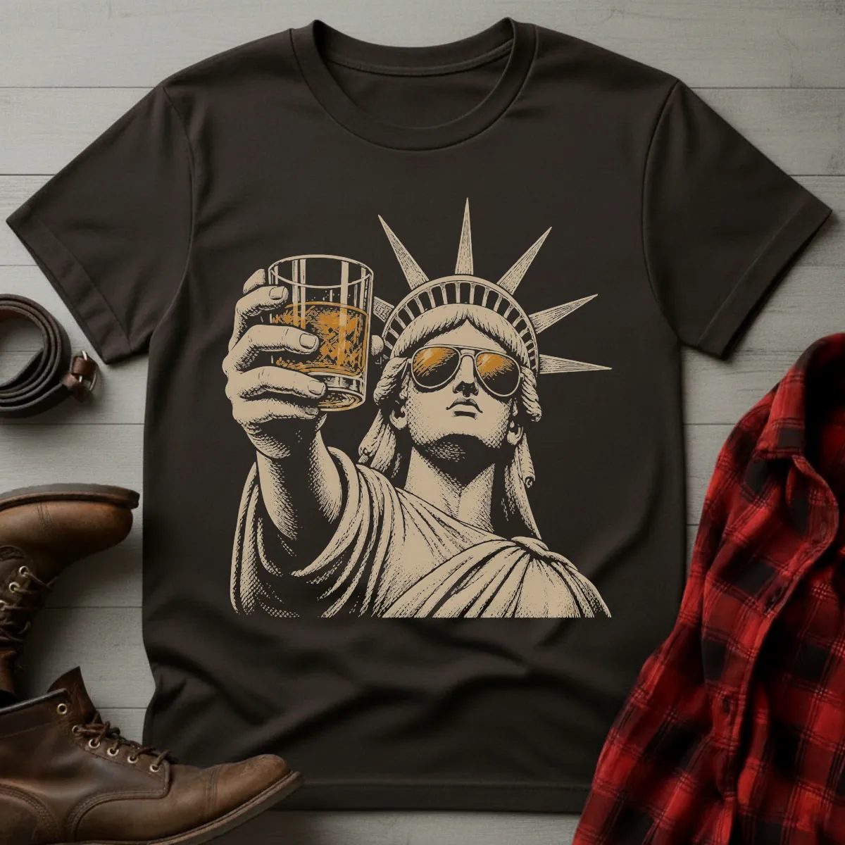 Liberty Whiskey Toast T-Shirt