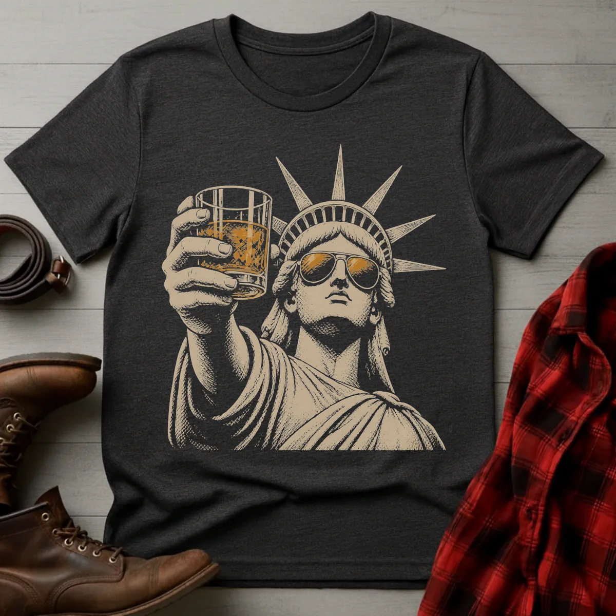 Liberty Whiskey Toast T-Shirt