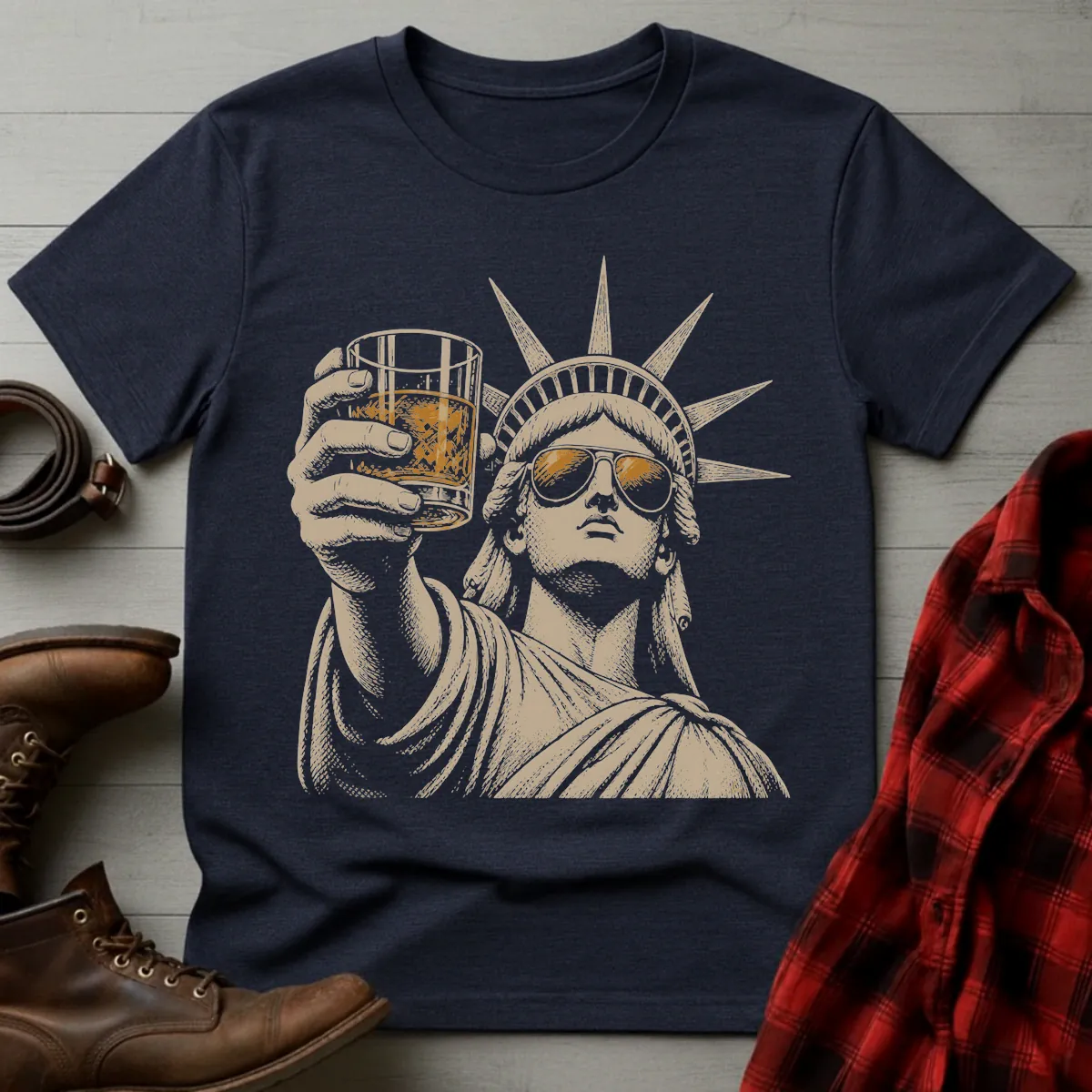Liberty Whiskey Toast T-Shirt