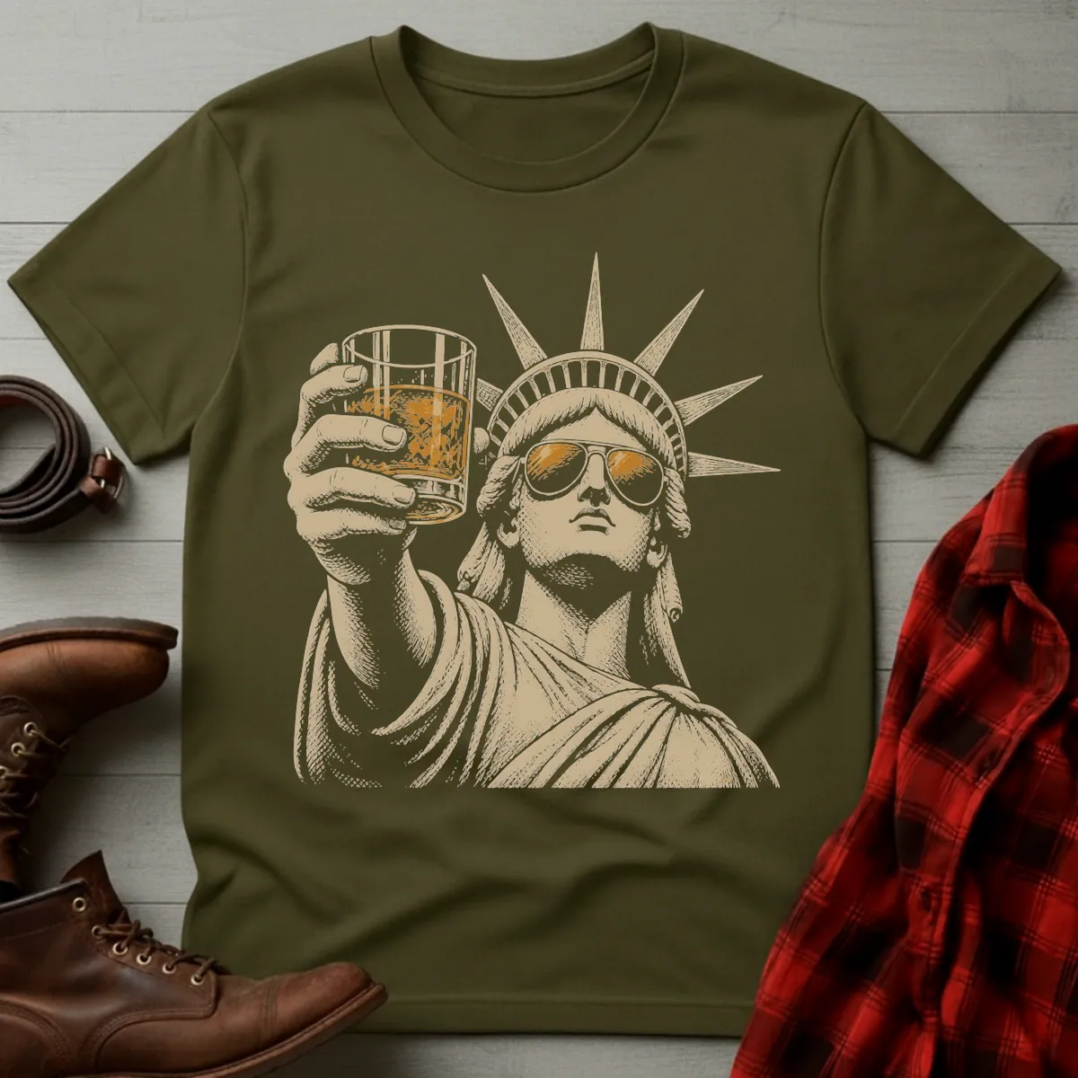 Liberty Whiskey Toast T-Shirt