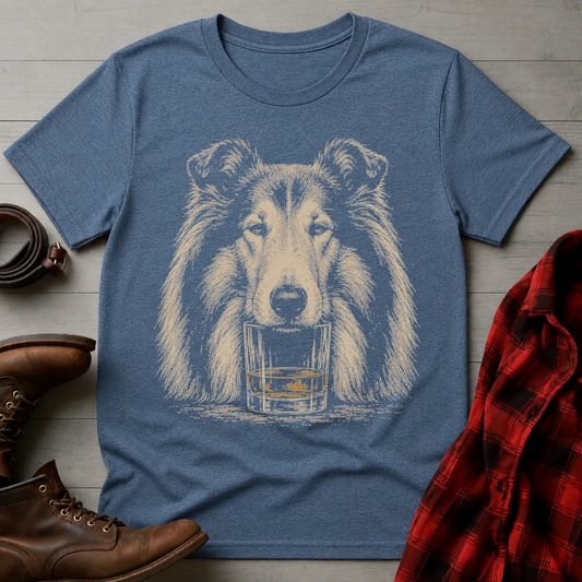 Whiskey Dog Rough Collie T-Shirt