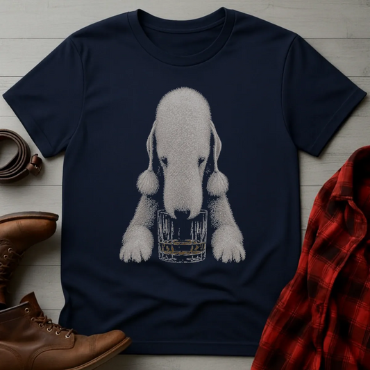 Whiskey Dog Bedlington Terrier T-Shirt