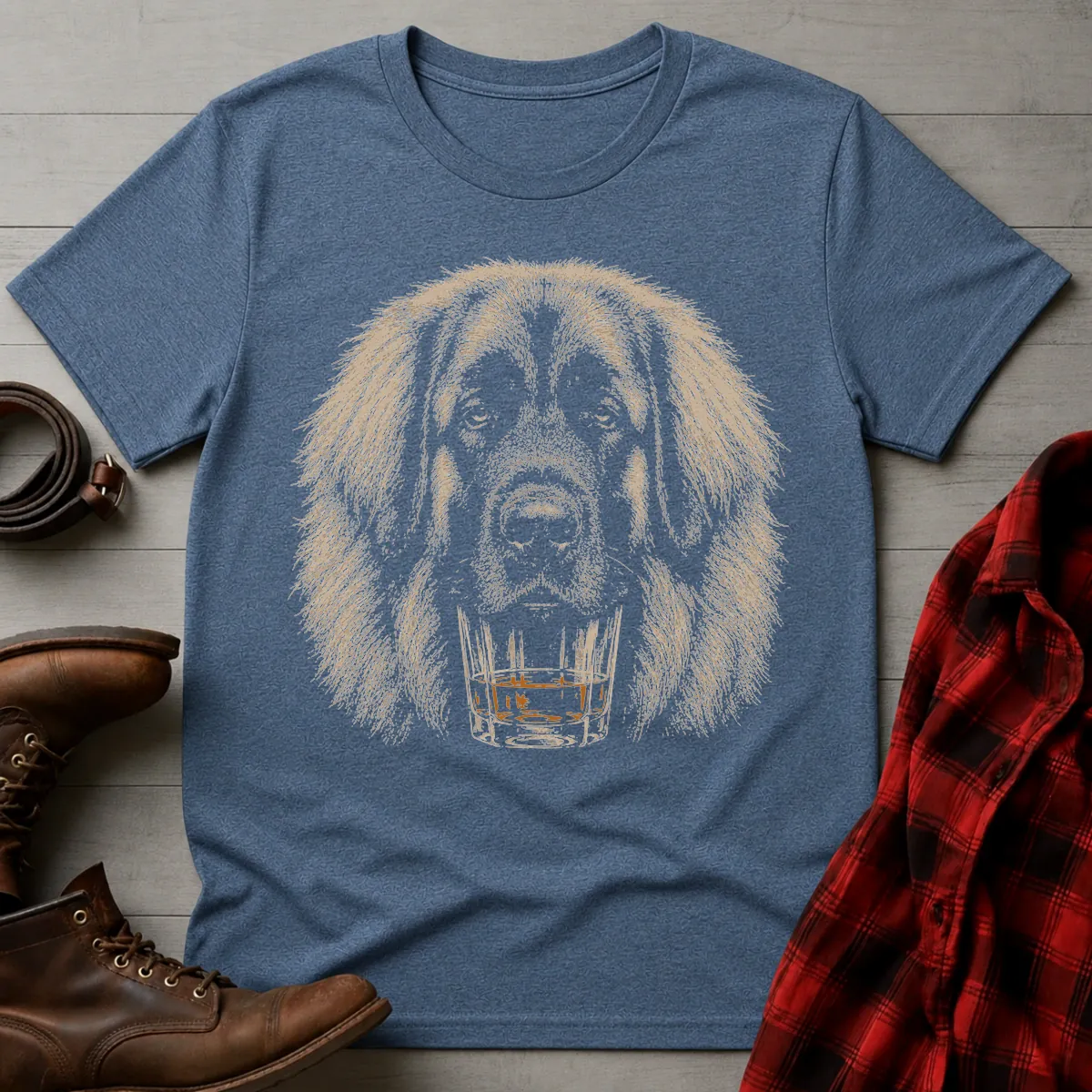 Whiskey Dog Leonberger T-Shirt