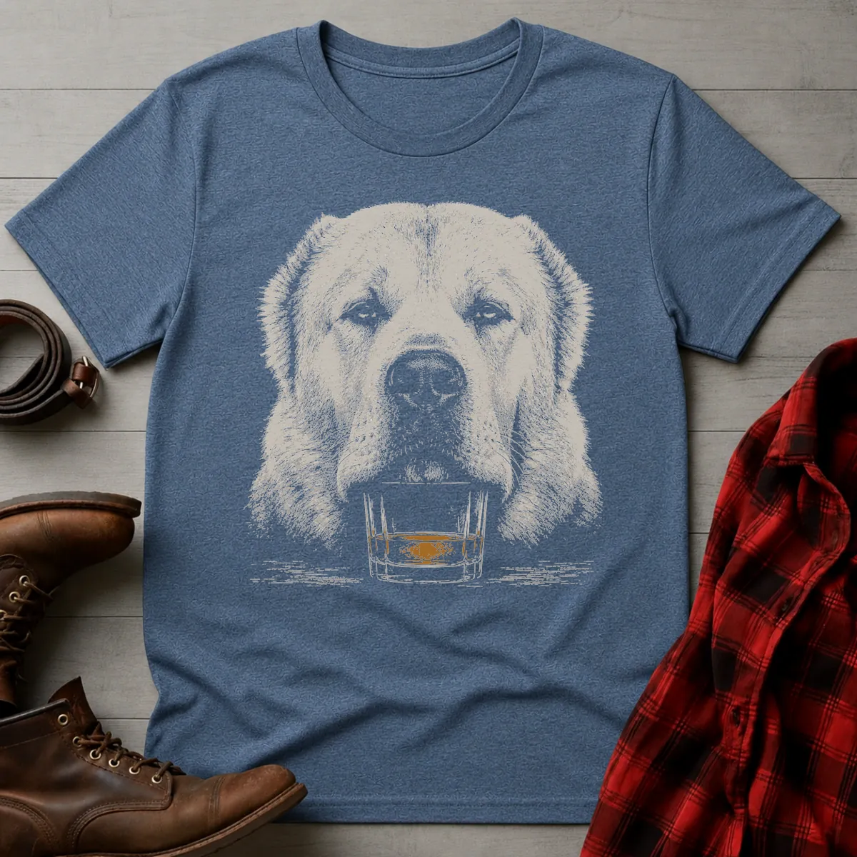 Whiskey Dog Central Asian Shepherd T-Shirt