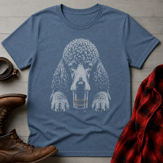 Whiskey Dog Standard Poodle T-Shirt
