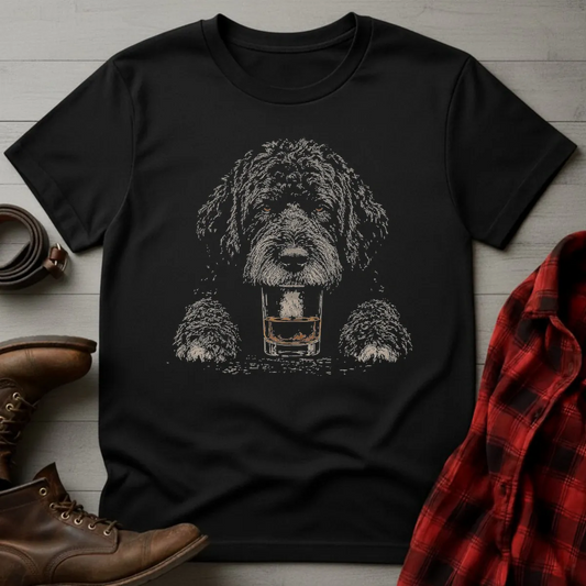 Whiskey Dog Portuguese Water Dog T-Shirt