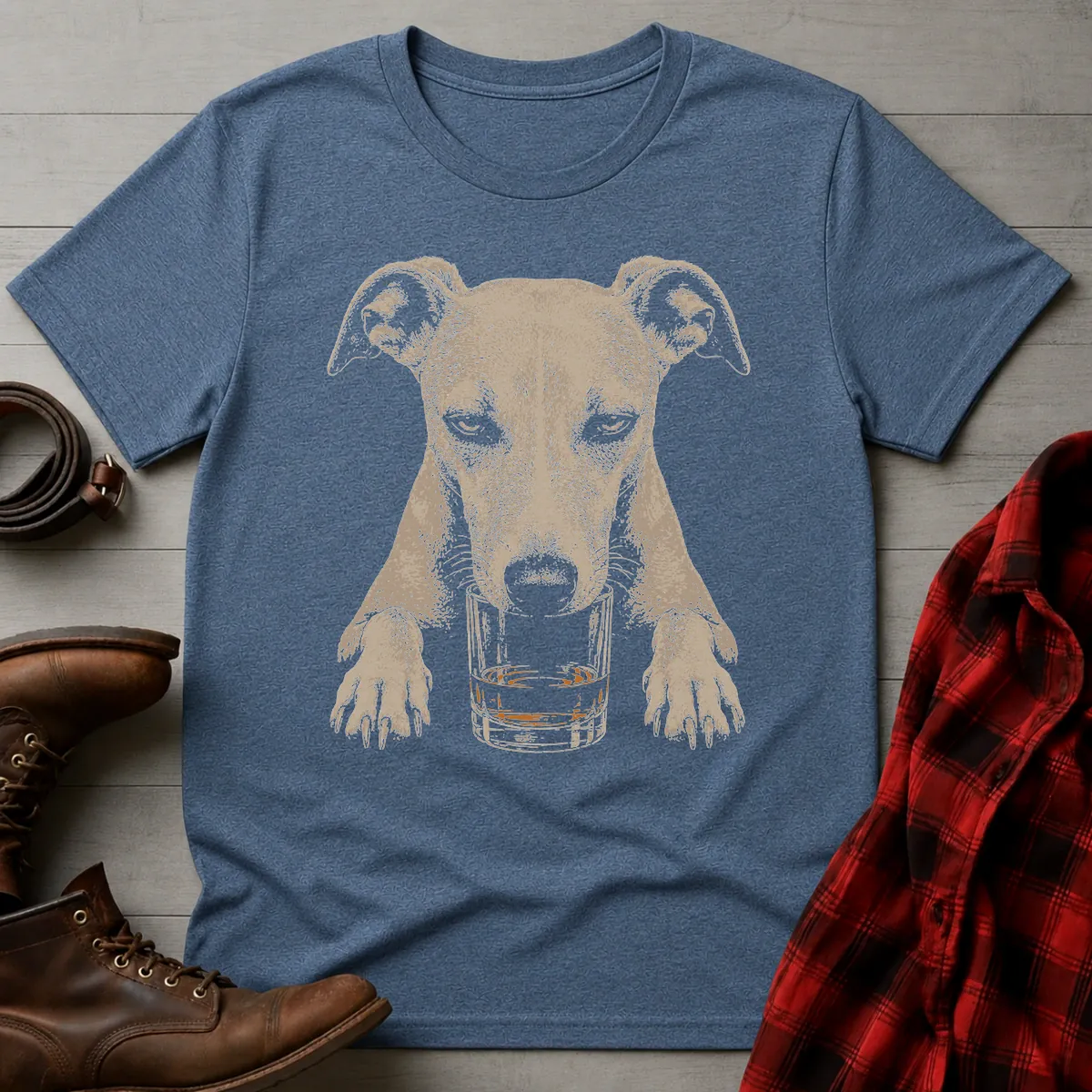 Whiskey Dog Whippet T-Shirt