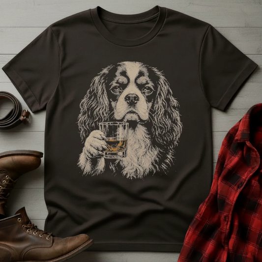 Whiskey Dog Cavalier King Charles Toast T-Shirt