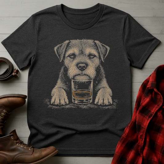 Whiskey Dog Border Terrier T-Shirt
