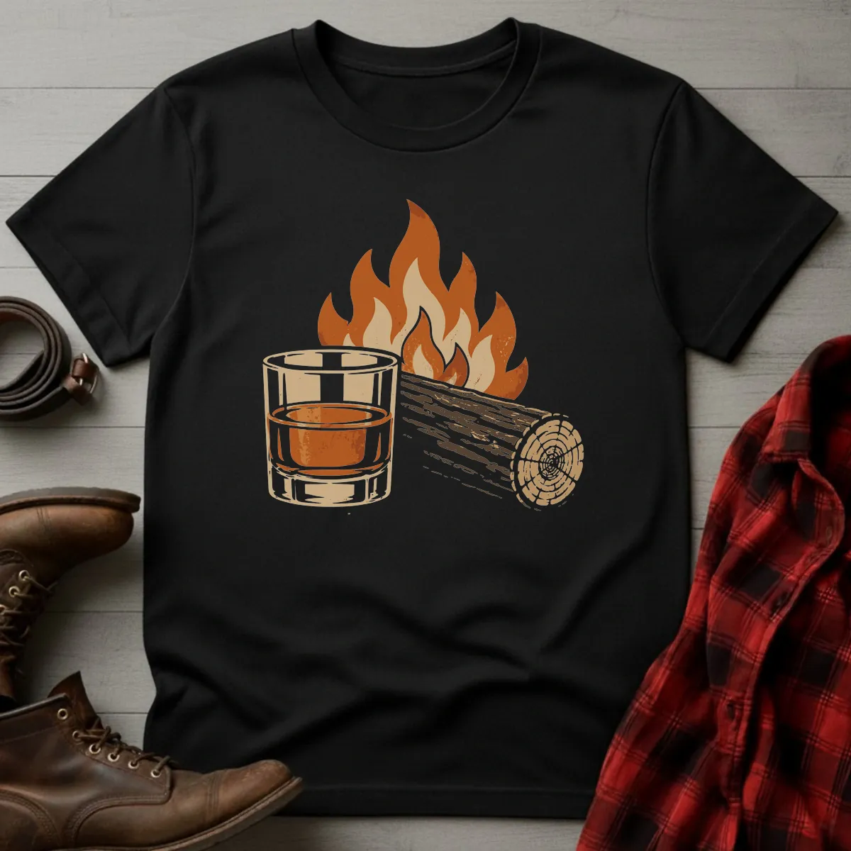 Fireside Pour T-Shirt T-Shirt