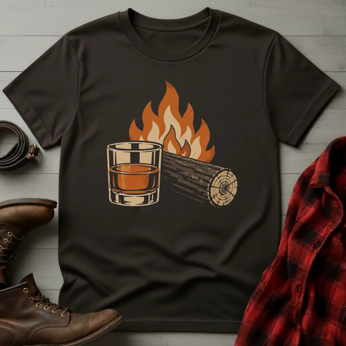 Fireside Pour T-Shirt T-Shirt