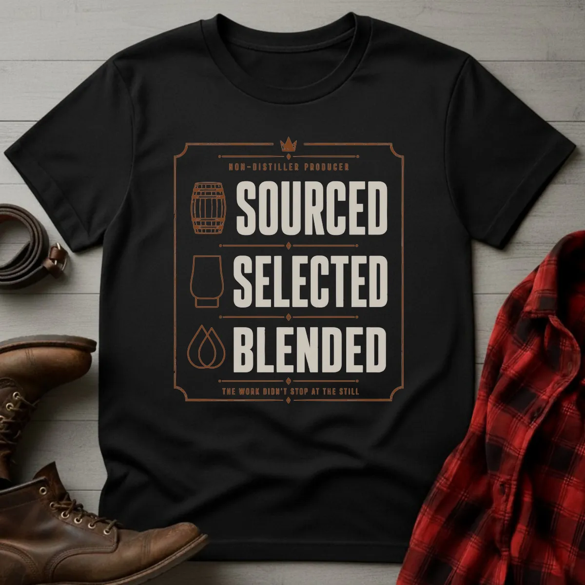 NDP Sourced Selected Blended T-Shirt