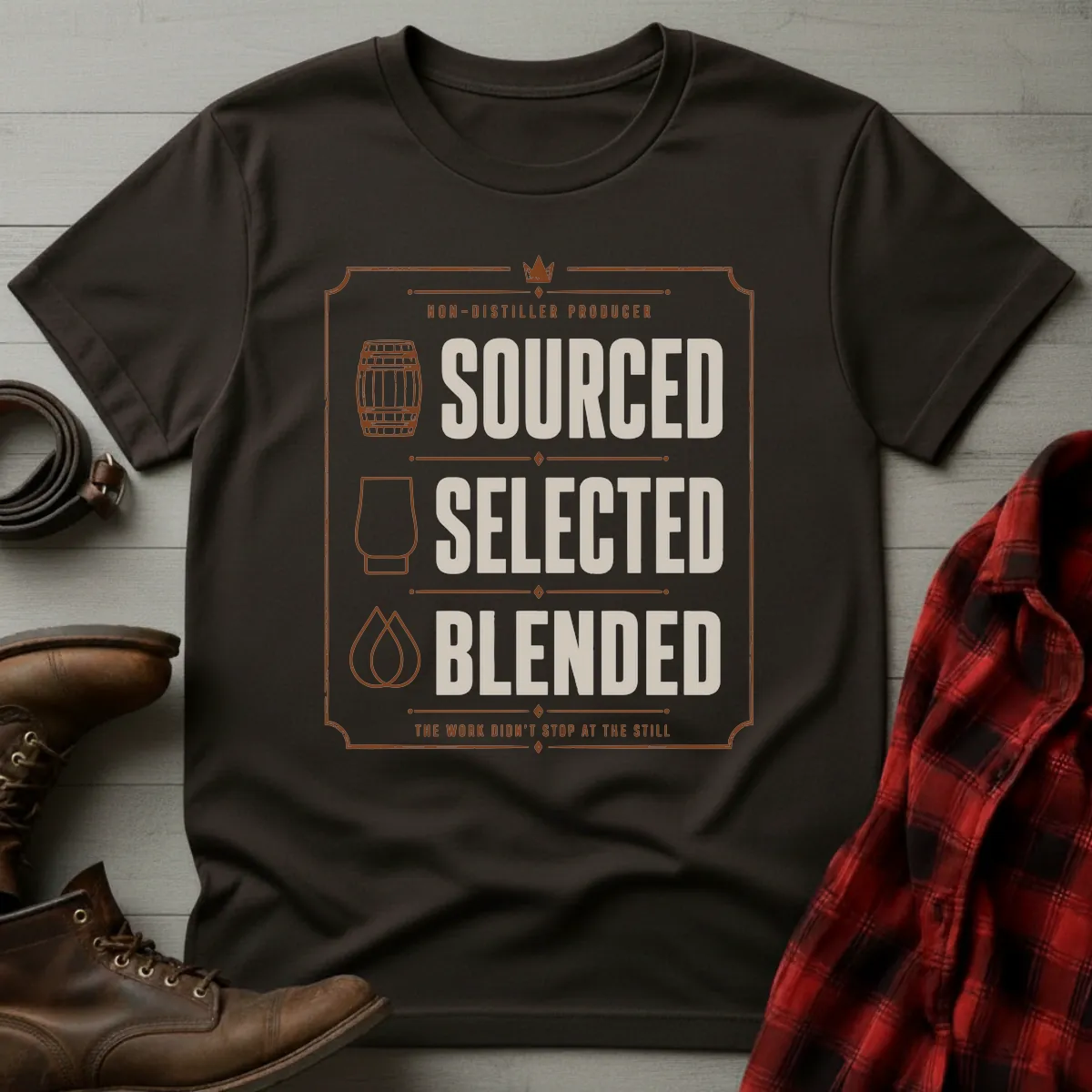 NDP Sourced Selected Blended T-Shirt