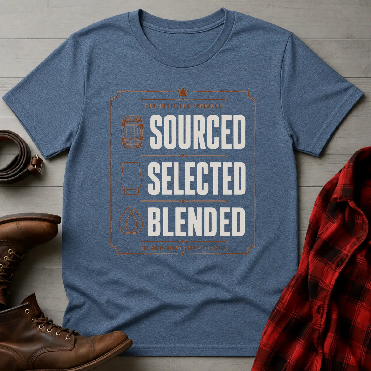NDP Sourced Selected Blended T-Shirt
