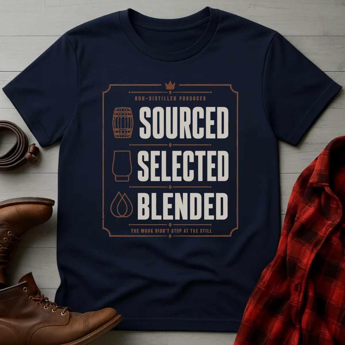 NDP Sourced Selected Blended T-Shirt